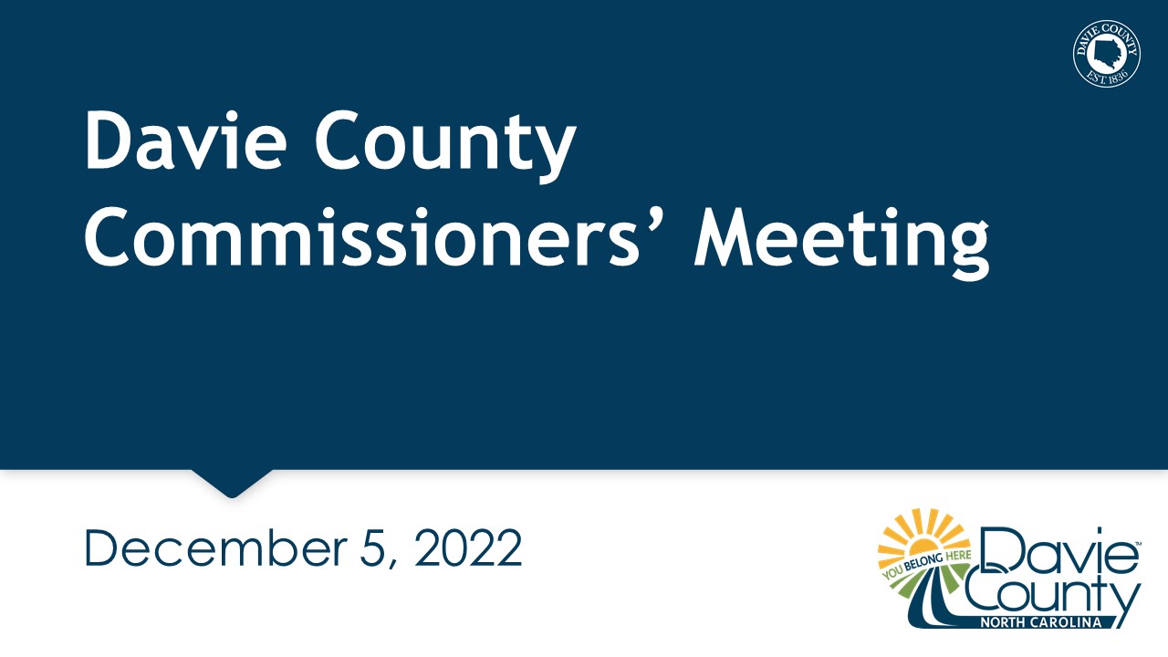 December 5, 2022 Commissioners